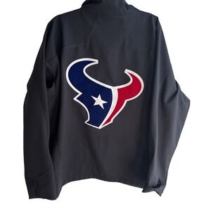 Houston Texans NFL Polar Edge Thick Performance Jacket Men Black Full Zip 2XL